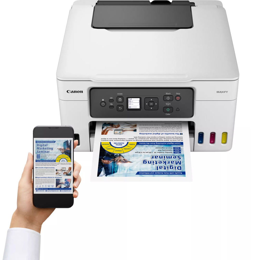 CANON MAXIFY GX3040 IMPRIMANTE MULTIFONCTION À RÉSERVOIRS RECHARGEABLES (5777C009)