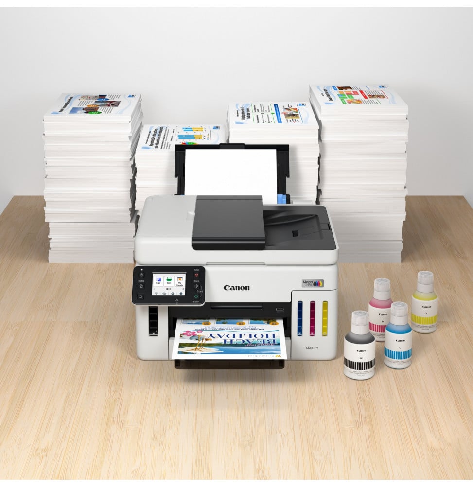 CANON MAXIFY GX6140 IMPRIMANTE MULTIFONCTION À RÉSERVOIRS RECHARGEABLES MEGATANK (6882C009AA)
