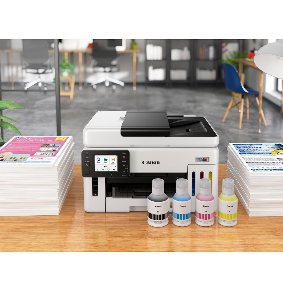 CANON MAXIFY GX6140 IMPRIMANTE MULTIFONCTION À RÉSERVOIRS RECHARGEABLES MEGATANK (6882C009AA)