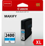 CANON PGI-2400XL C CYAN - CARTOUCHE D'ENCRE GRANDE CAPACITÉ CANON D'ORIGINE (9274B001AA) – Image 3