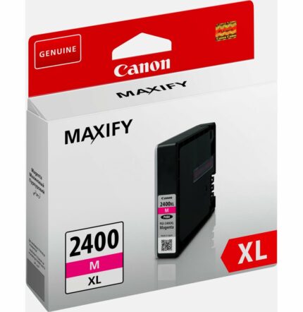 CANON PGI-2400XL M MAGENTA - CARTOUCHE D'ENCRE GRANDE CAPACITÉ CANON D'ORIGINE (9275B001AA)