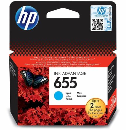 HP 655 CYAN - CARTOUCHE D'ENCRE HP D'ORIGINE (CZ110AE)