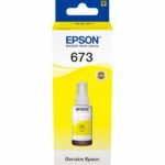 EPSON 673 Y (T6734) JAUNE - BOUTEILLE D'ENCRE EPSON D'ORIGINE (C13T67344A)