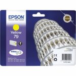 EPSON 79 JAUNE - CARTOUCHE D'ENCRE EPSON "TOUR DE PISE" D'ORIGINE (C13T79144010)