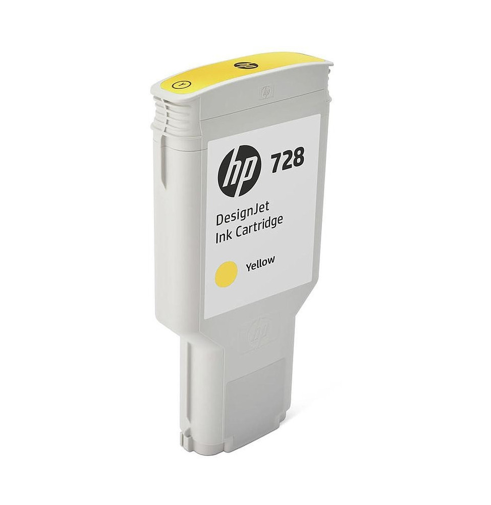 HP 728 JAUNE - CARTOUCHE D'ENCRE HP D'ORIGINE (F9K15A)