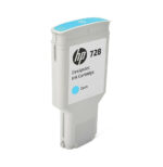 HP 728 CYAN - CARTOUCHE D'ENCRE HP D'ORIGINE (F9K17A) – Image 2