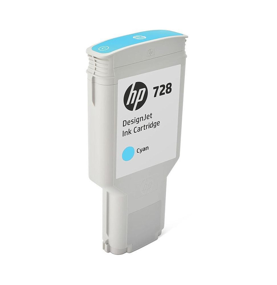 HP 728 CYAN - CARTOUCHE D'ENCRE HP D'ORIGINE (F9K17A)