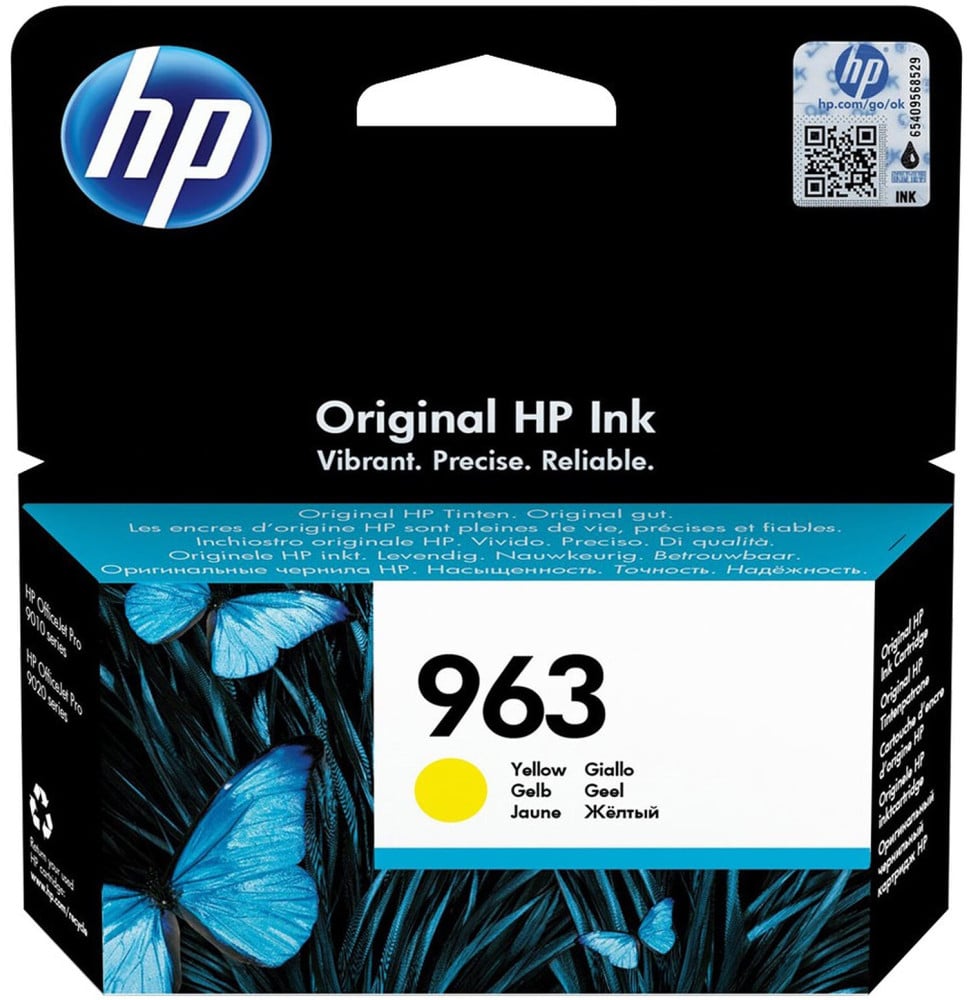 HP 963 JAUNE - CARTOUCHE D'ENCRE HP (3JA25AE)