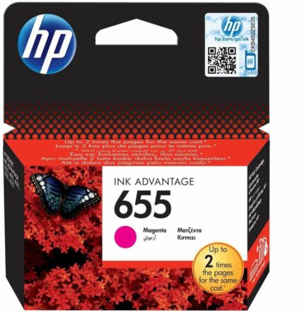 HP 655 MAGENTA - CARTOUCHE D'ENCRE HP D'ORIGINE (CZ111AE)