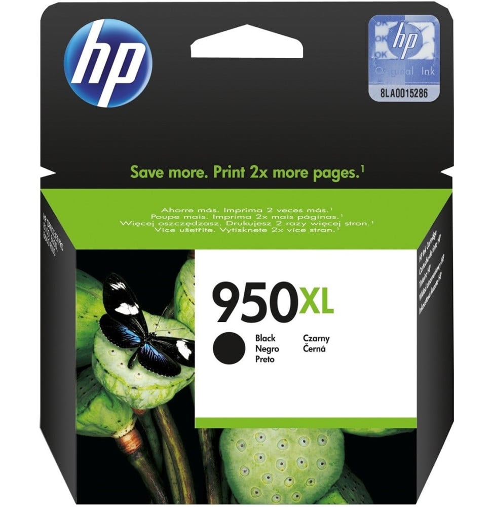HP 950XL NOIR - CARTOUCHE D'ENCRE GRANDE CAPACITÉ HP D'ORIGINE (CN045AE)