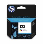 HP 123 TROIS COULEURS - CARTOUCHE D'ENCRE HP D'ORIGINE (F6V16AE)