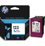 HP 123 TROIS COULEURS - CARTOUCHE D'ENCRE HP D'ORIGINE (F6V16AE) – Image 4