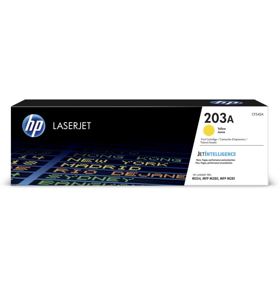 HP 203A JAUNE (CF542A) - TONER HP LASERJET D'ORIGINE