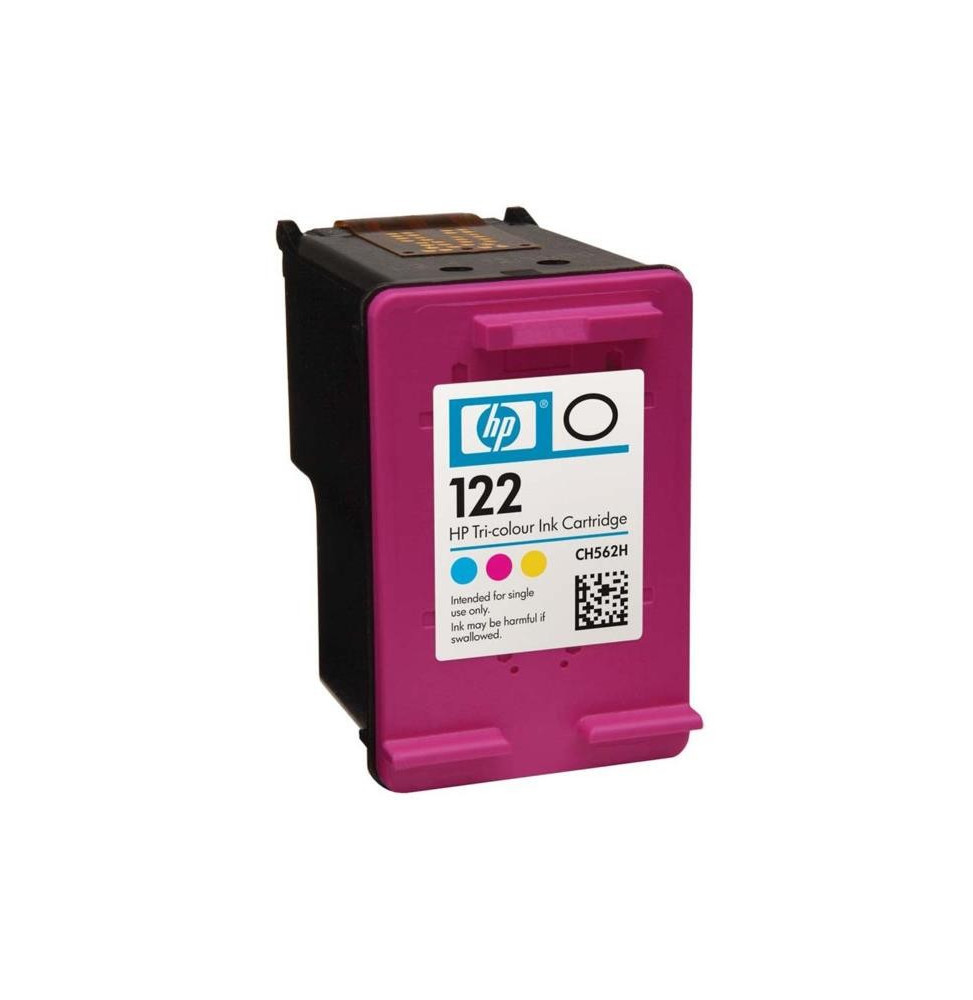 HP 122 TROIS COULEURS - CARTOUCHE D'ENCRE HP D'ORIGINE (CH562HE)