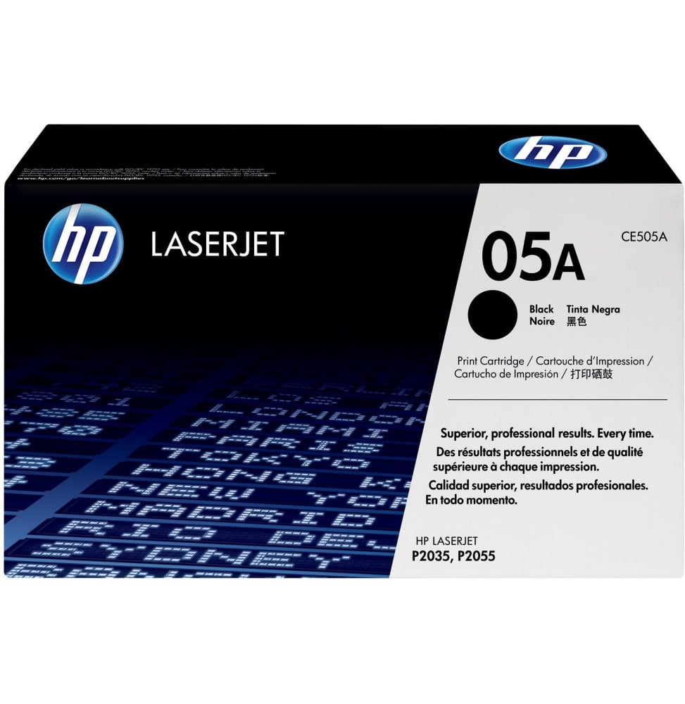 HP 05A NOIR (CE505A) - TONER HP LASERJET D'ORIGINE