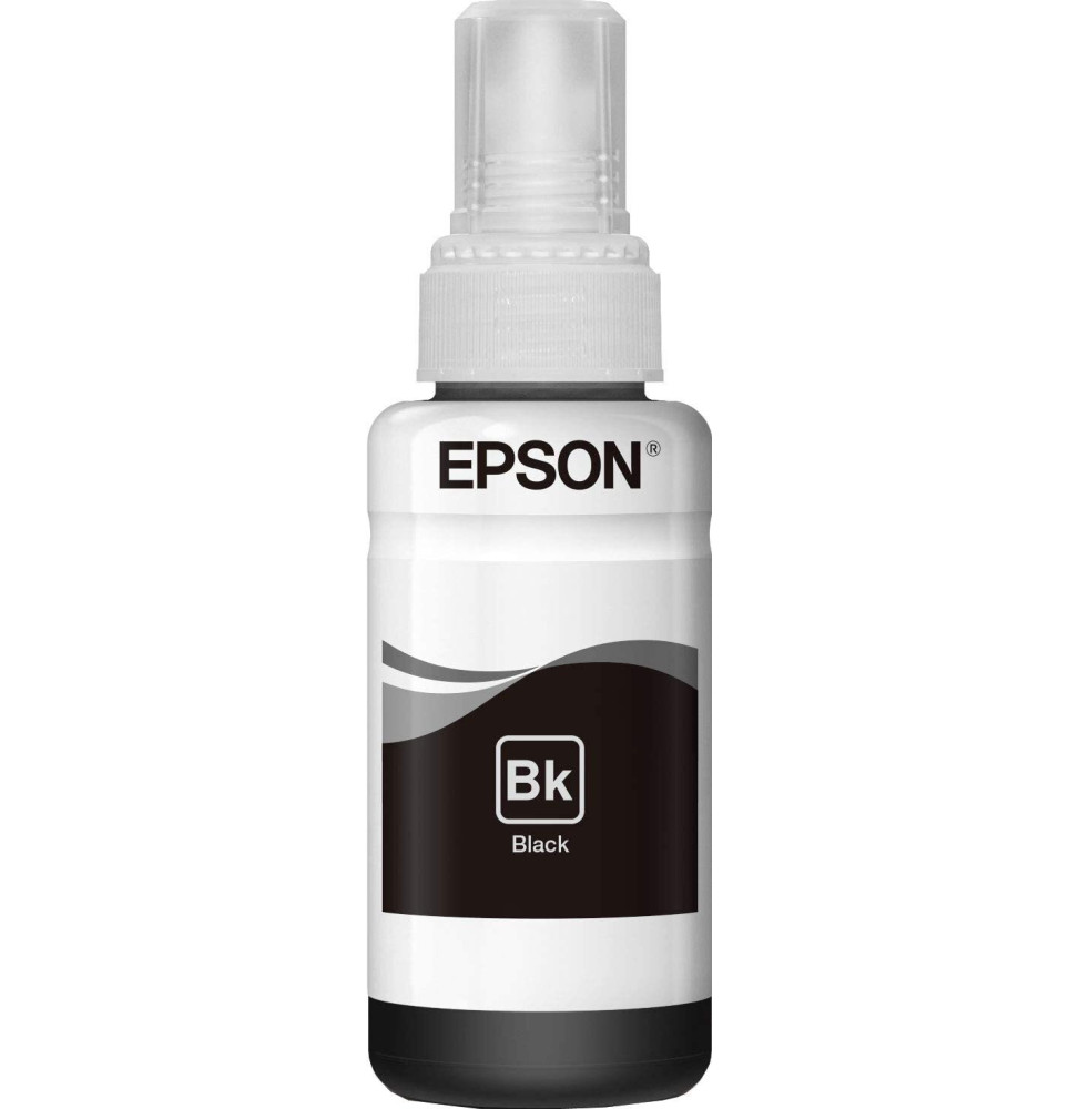 EPSON 664 BK (T6641) NOIR - BOUTEILLE D'ENCRE EPSON D'ORIGINE (C13T66414A)