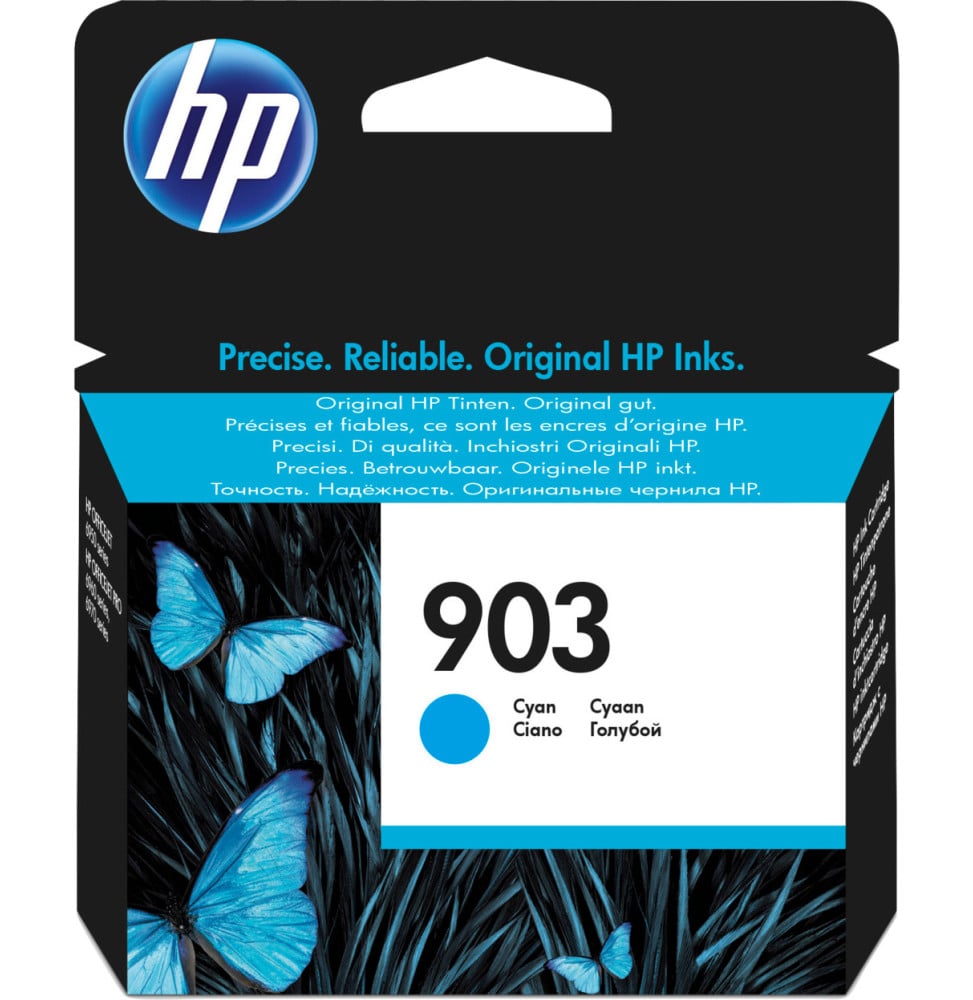 HP 903 CYAN - CARTOUCHE D'ENCRE HP D'ORIGINE (T6L87AE)