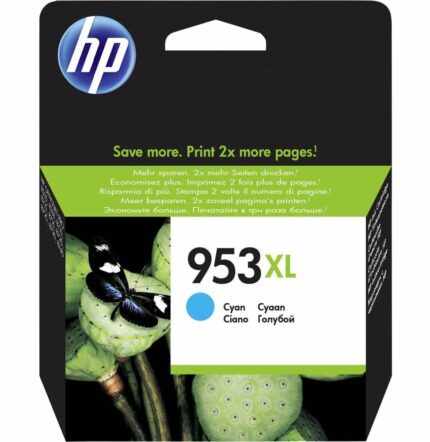 HP 953XL CYAN - CARTOUCHE D'ENCRE GRANDE CAPACITÉ HP D'ORIGINE (F6U16AE)