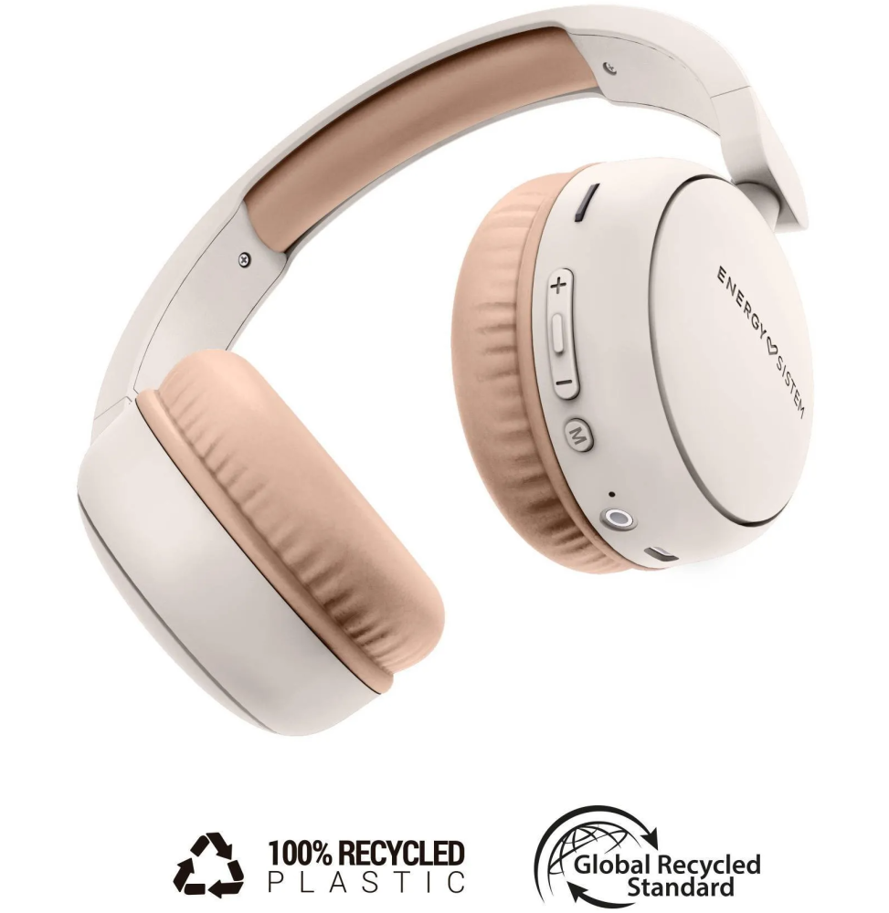 CASQUE BLUETOOTH ENERGY SISTEM RADIO COLOR AVEC RADIO FM CREAM (457694)