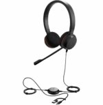 CASQUE-MICRO JABRA EVOLVE 20 MS STEREO - ADAPTATEUR USB C/A (4999-823-169)