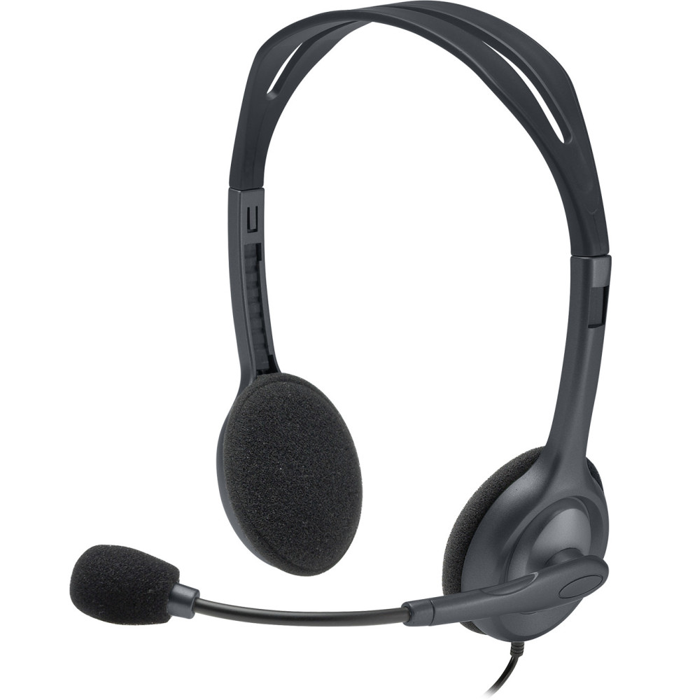 CASQUE STÉRÉO PROFESSIONNEL H111 LOGITECH - JACK 3,5 MM (981-000593)
