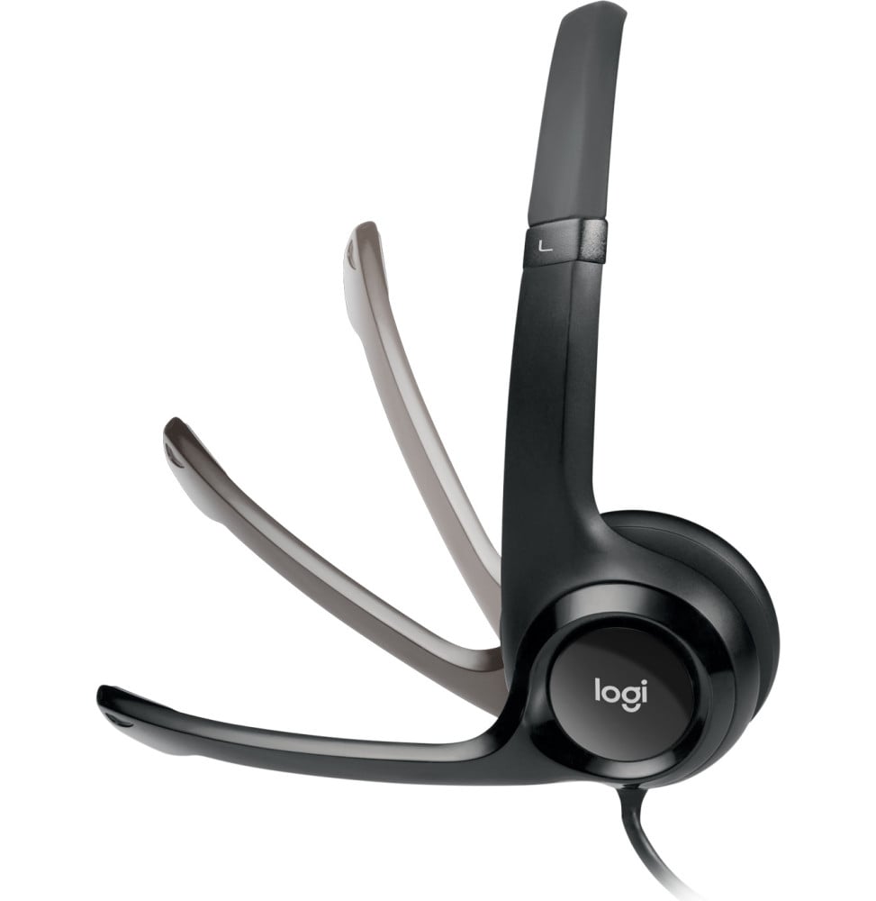 CASQUE LOGITECH H390 AVEC MICROPHONE ANTI-PARASITE - USB (981-000406)