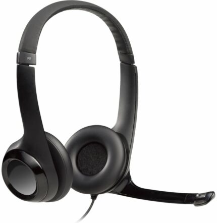 CASQUE LOGITECH H390 AVEC MICROPHONE ANTI-PARASITE - USB (981-000406)