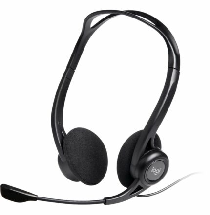 CASQUE LOGITECH 960 POUR ORDINATEUR AVEC MICROPHONE ANTI-PARASITE - USB (981-000100)