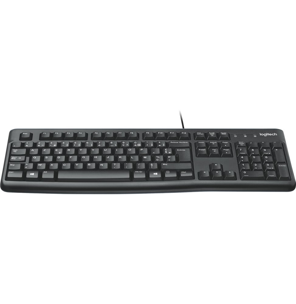 CLAVIER À CONNEXION USB LOGITECH K120 - AZERTY