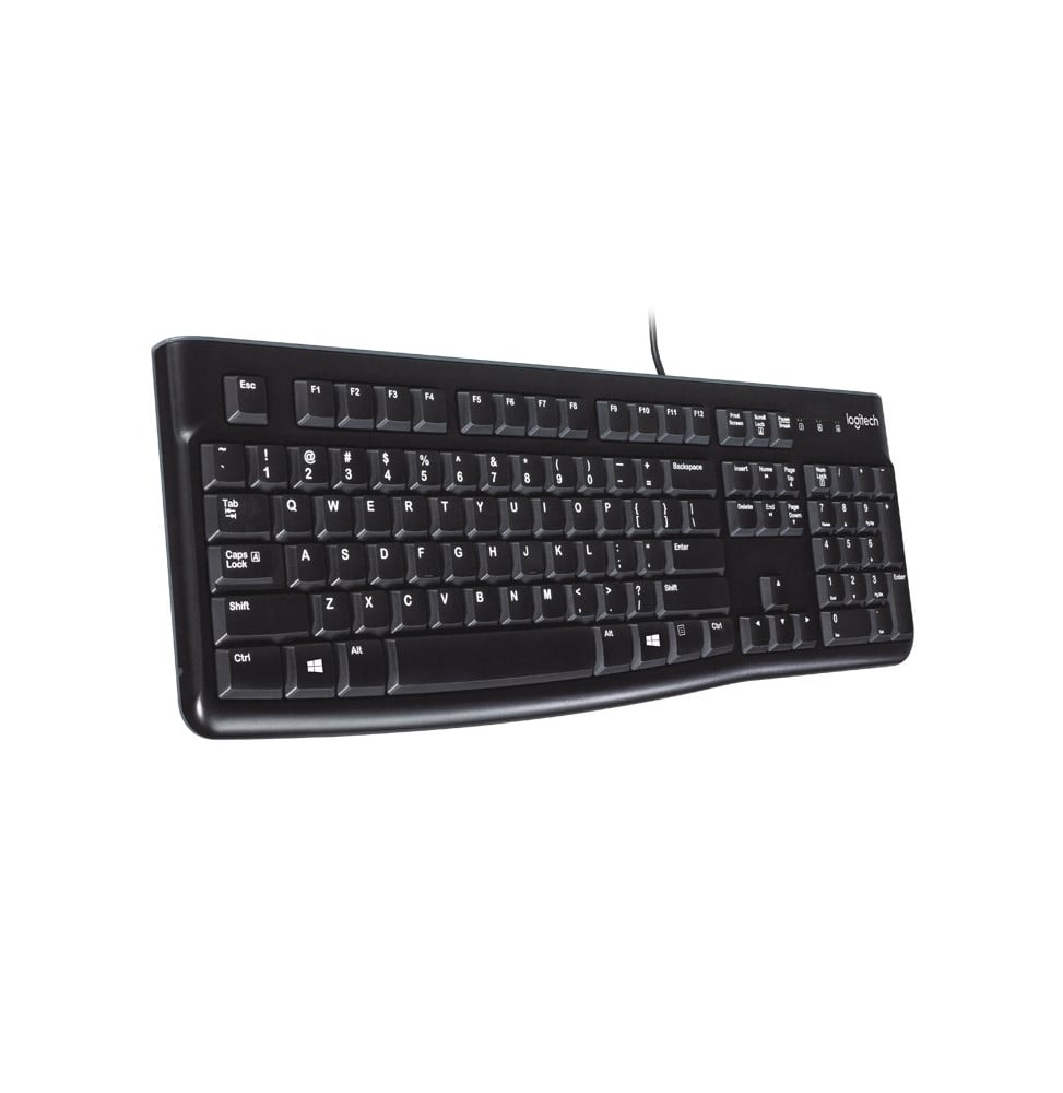 CLAVIER À CONNEXION USB LOGITECH K120 - AZERTY