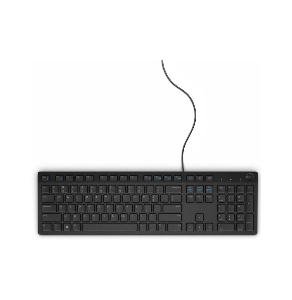 CLAVIER DELL KB216 USB NOIR - FRANÇAIS (AZERTY) (580-ADGU)