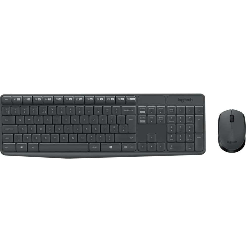 CLAVIER ET SOURIS SANS FIL LOGITECH MK235 (AZERTY FRANÇAIS)