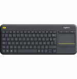 CLAVIER SANS FIL AVEC PAVÉ TACTILE INTÉGRÉ LOGITECH K400 PLUS (AZERTY, FRANÇAIS)