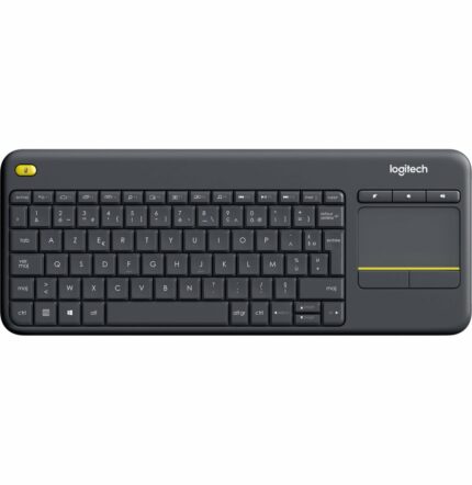 CLAVIER SANS FIL AVEC PAVÉ TACTILE INTÉGRÉ LOGITECH K400 PLUS (AZERTY, FRANÇAIS)