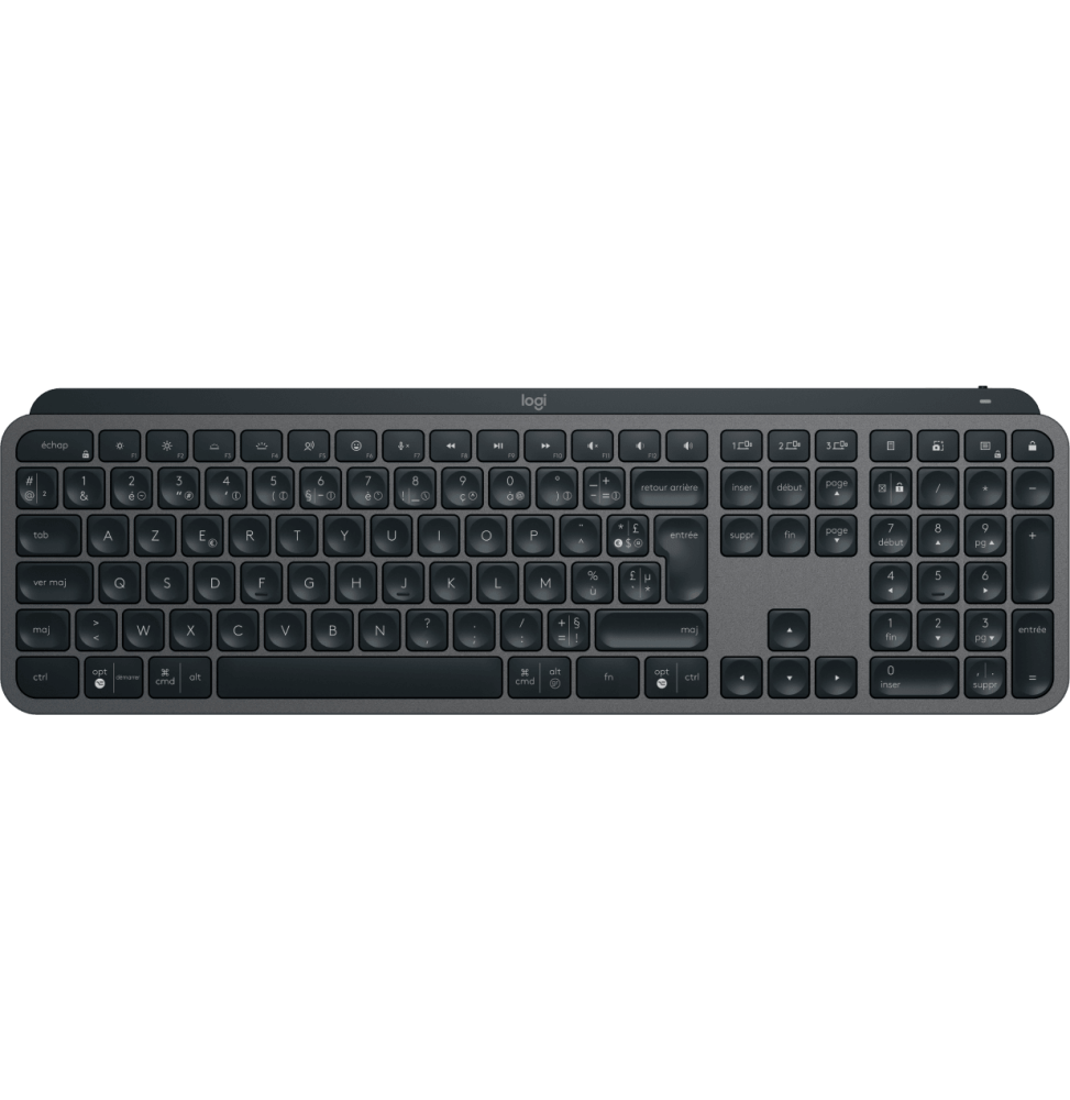 CLAVIER SANS FIL LOGITECH MX KEYS S - FRANÇAIS (AZERTY) (920-011568)