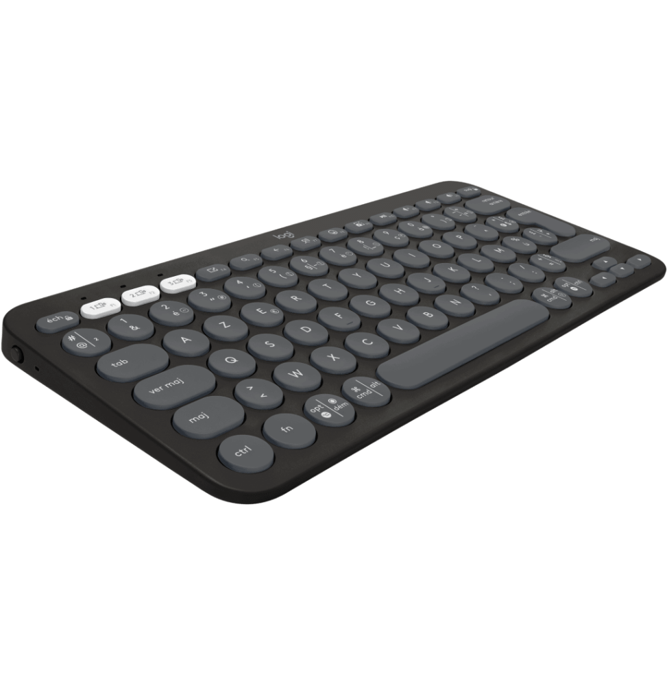 CLAVIER SANS FIL LOGITECH PEBBLE KEYS 2 K380S - FRANÇAIS (AZERTY)