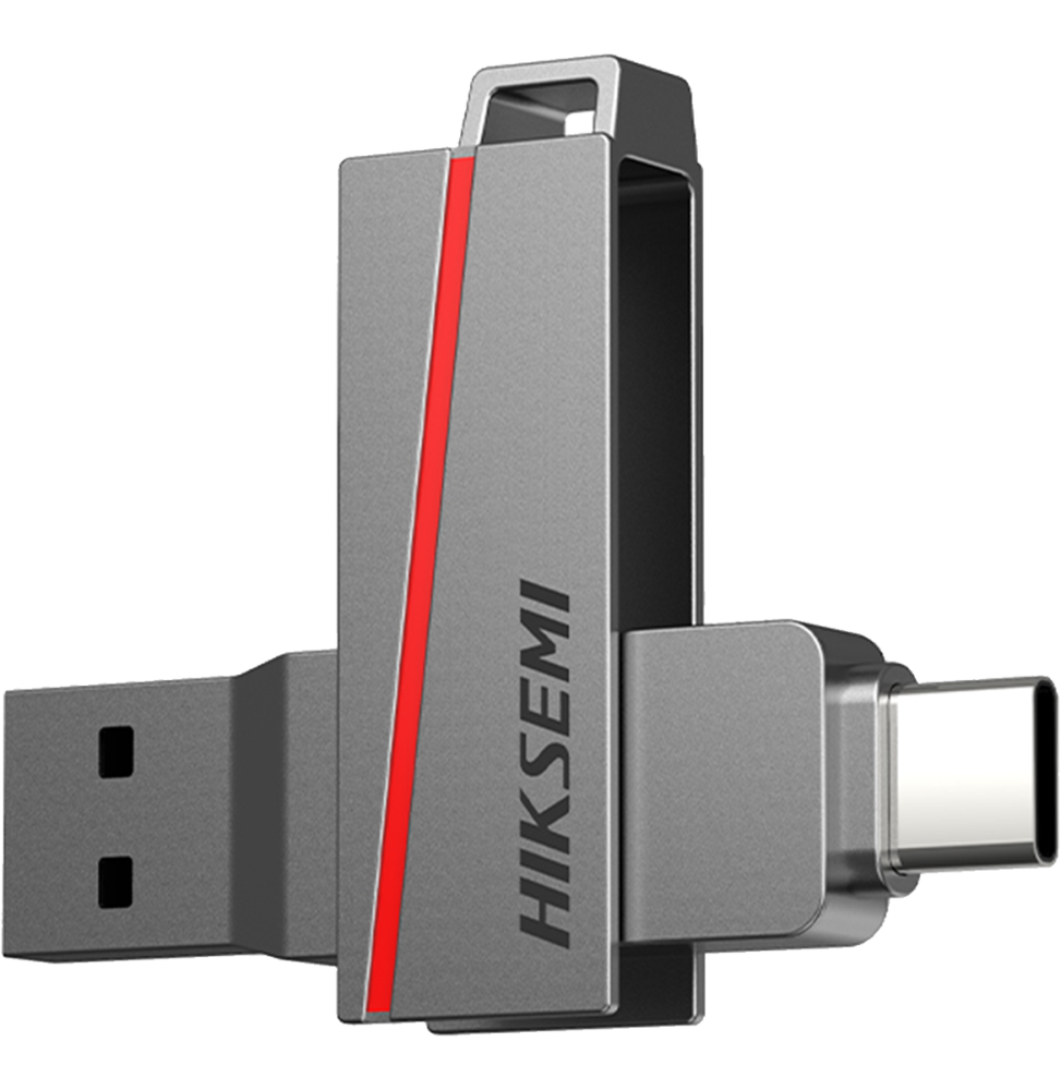 CLÉ USB DOUBLE CONNECTIQUE HIKSEMI E307C 64GO USB 3.2 TYPE-C (HSM-USB-E307C-64G-U3)