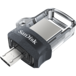 CLÉ USB SANDISK ULTRA M3.0 DOUBLE CONNECTIQUE MICRO-USB ET USB 3.0 - 128 GO (SDDD3-128G-G46)