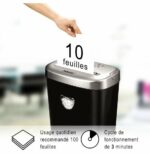 DÉCHIQUETEUSE FELLOWES POWERSHRED® 53C À COUPE CROISÉE (4653101) – Image 3