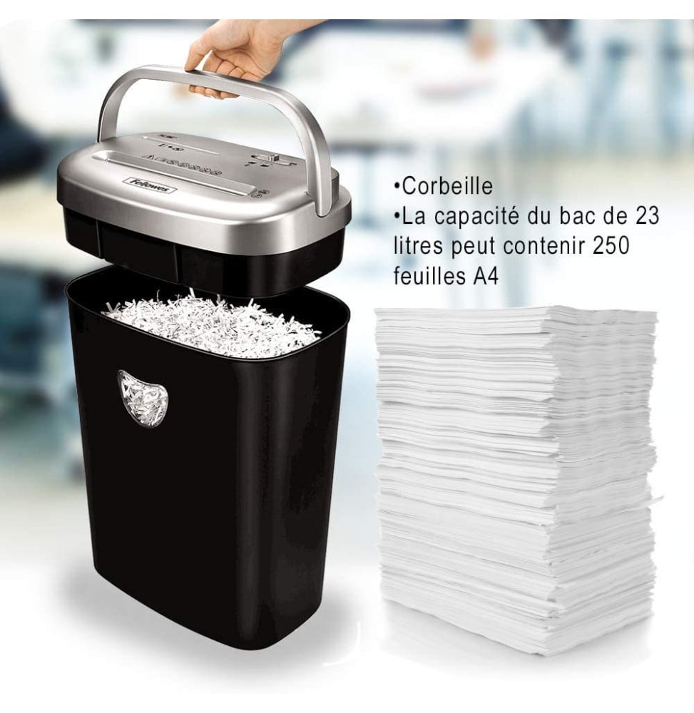 DÉCHIQUETEUSE FELLOWES POWERSHRED® 53C À COUPE CROISÉE (4653101)