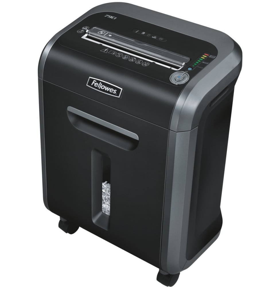 DESTRUCTEUR FELLOWES POWERSHRED® 79CI — SÉCURITÉ P-4 · 23 L · 16 FEUILLES/PASSAGE