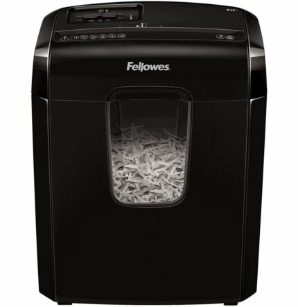 DESTRUCTEUR FELLOWES POWERSHRED® 6C — SÉCURITÉ P-4 · 11 L · 6 FEUILLES/PASSAGE