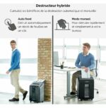 DESTRUCTEUR FELLOWES AUTOMAX™ 100M — SÉCURITÉ P-5 · 23 L · CHARGEUR AUTO 100 FEUILLES – Image 6