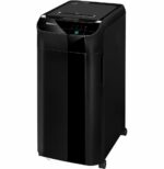 DESTRUCTEUR FELLOWES AUTOMAX™ 350C — SÉCURITÉ P-4 · 68 L · CHARGEUR AUTO 350 FEUILLES