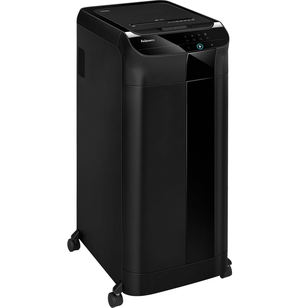 DESTRUCTEUR FELLOWES AUTOMAX™ 550C — SÉCURITÉ P-4 · 83 L · CHARGEUR AUTO 550 FEUILLES