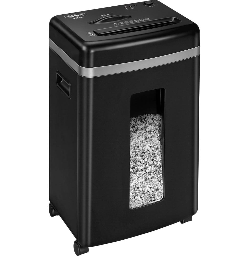 DESTRUCTEUR FELLOWES 450M — SÉCURITÉ P-5 · 22 L · 9 FEUILLES/PASSAGE