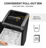 DESTRUCTEUR FELLOWES POWERSHRED® 325CI — SÉCURITÉ P-4 · 83 L · 24 FEUILLES/PASSAGE – Image 3