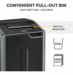 DESTRUCTEUR FELLOWES POWERSHRED® 425CI — SÉCURITÉ P-4 · 114 L · 32 FEUILLES/PASSAGE – Image 5