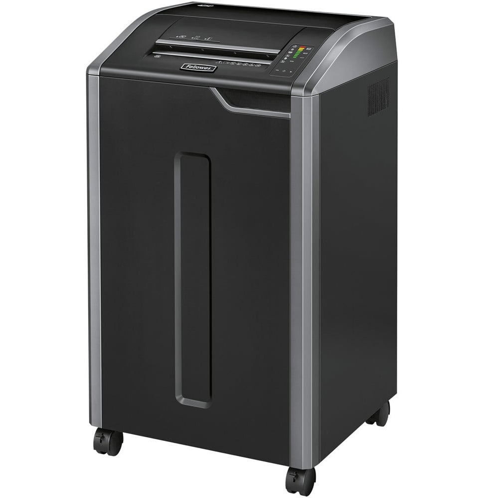 DESTRUCTEUR FELLOWES POWERSHRED® 425CI — SÉCURITÉ P-4 · 114 L · 32 FEUILLES/PASSAGE