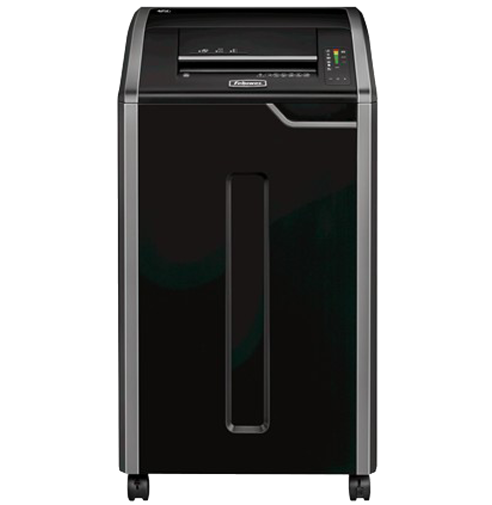 DESTRUCTEUR FELLOWES POWERSHRED® 425CI — SÉCURITÉ P-4 · 114 L · 32 FEUILLES/PASSAGE